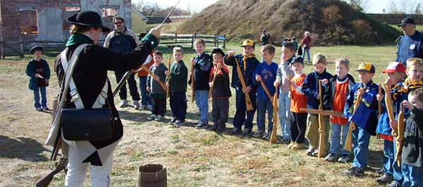 Drilling young volunteers